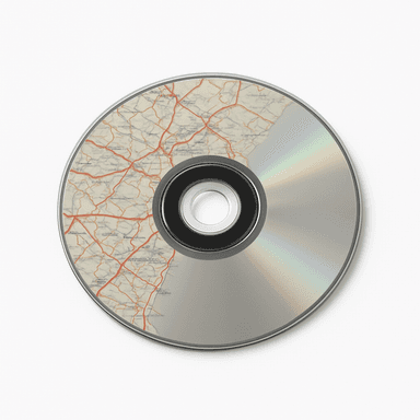 CD-ROM carta stradale