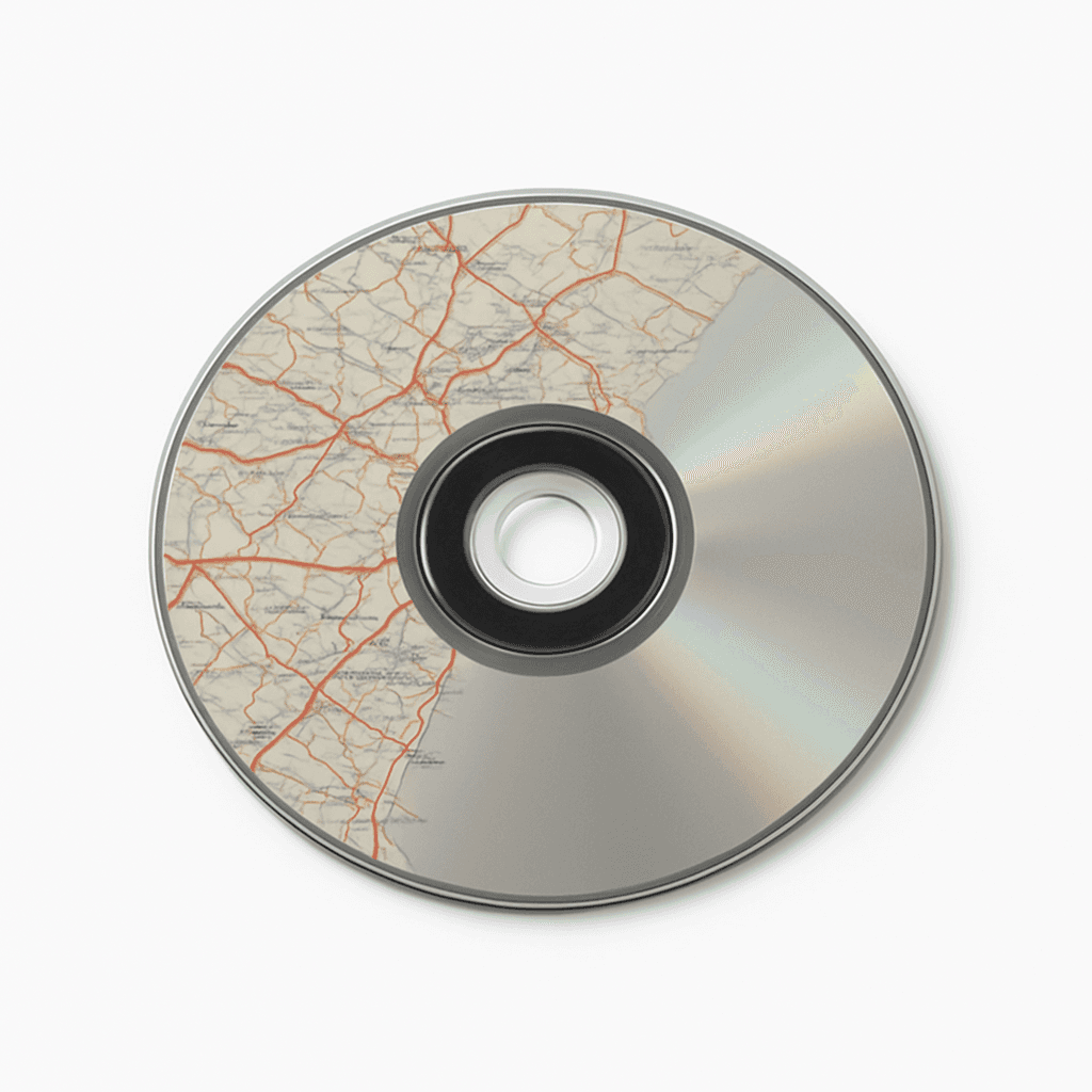 CD-ROM carta stradale