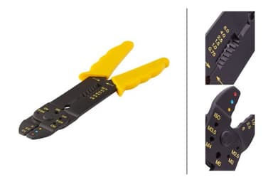 Pinza per capicorda a pressione