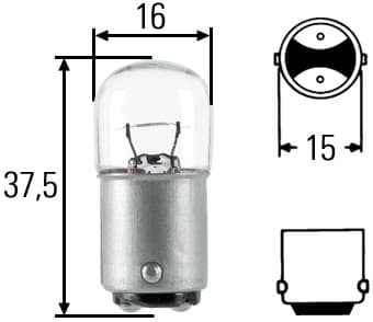Luce targa lampadina