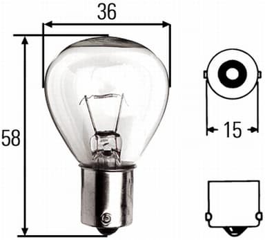 Proiettore rotante lampadina