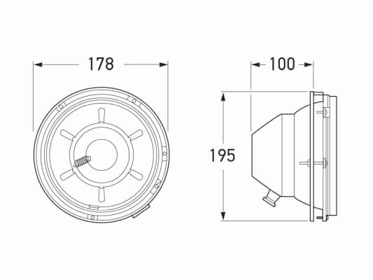 Faro principale alloggiamento