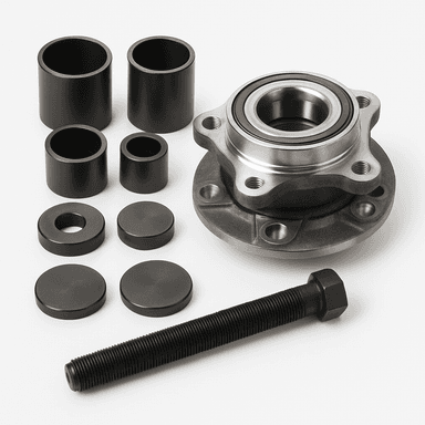Mozzo/cuscinetto ruota kit attrezzi montaggio