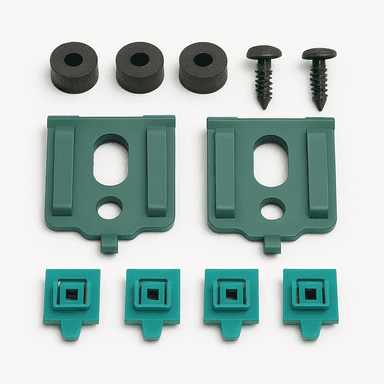 Montaggio cristallo kit clip d'arresto