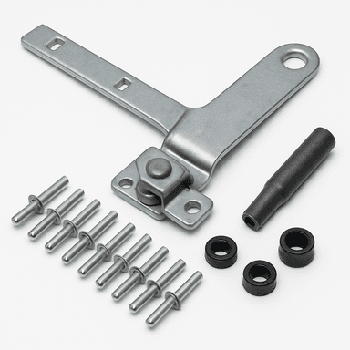 Montaggio cristallo kit rivetti