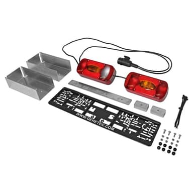 Illumin. portapacchi (supporto gancio traino) kit di riat.