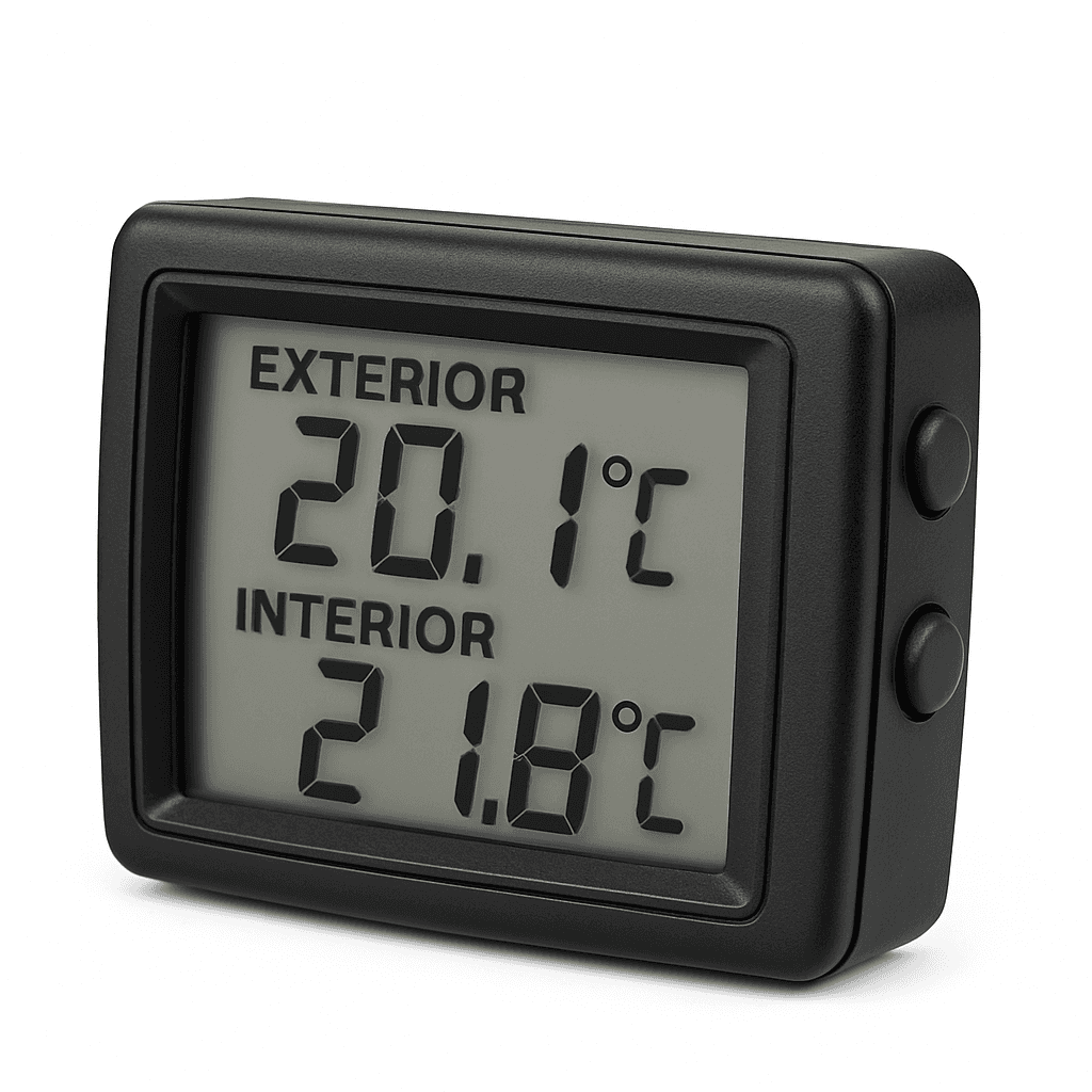 Temperatura esterna abitacolo termometro