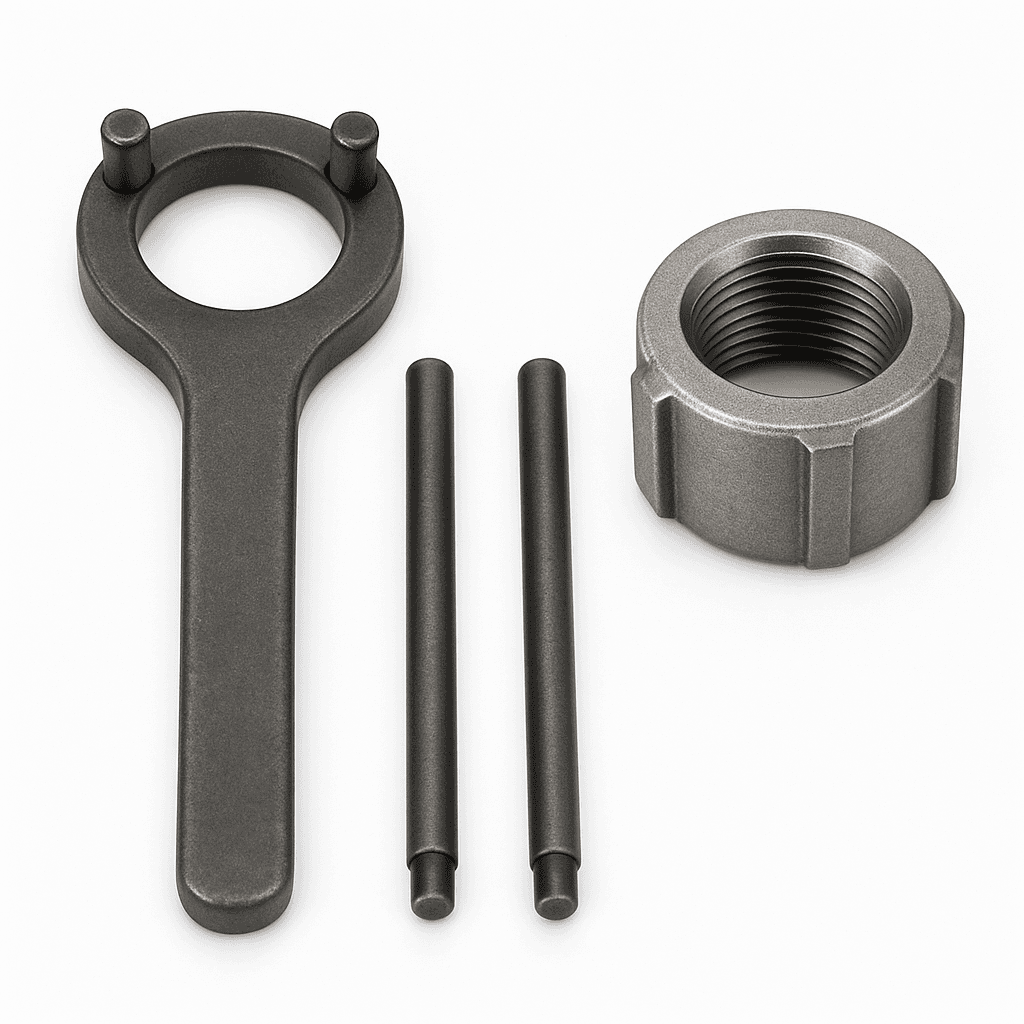Dado di serraggio portapolverizzatore kit chiave a denti