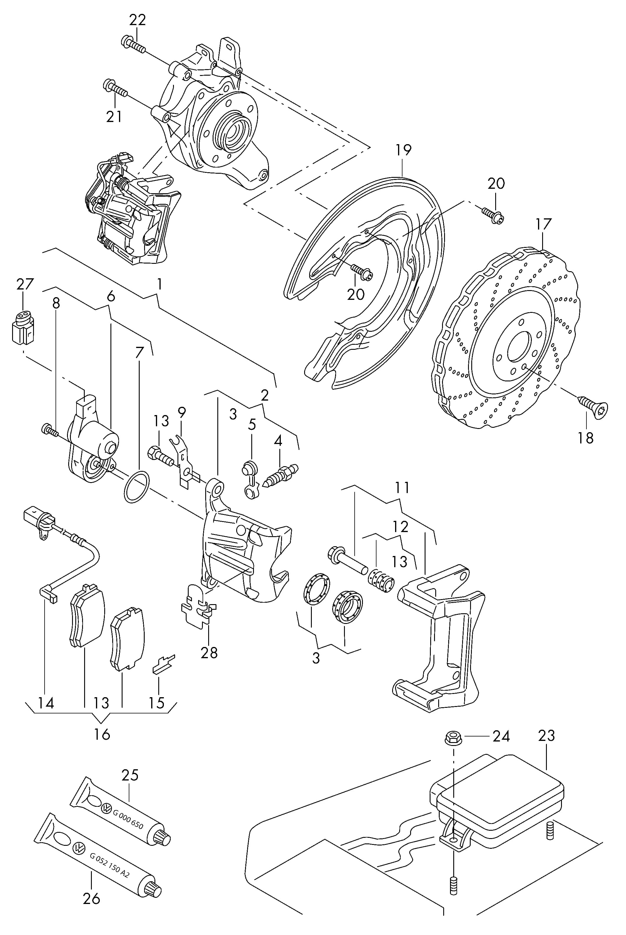 2019 — Wheels, brakes › 61570