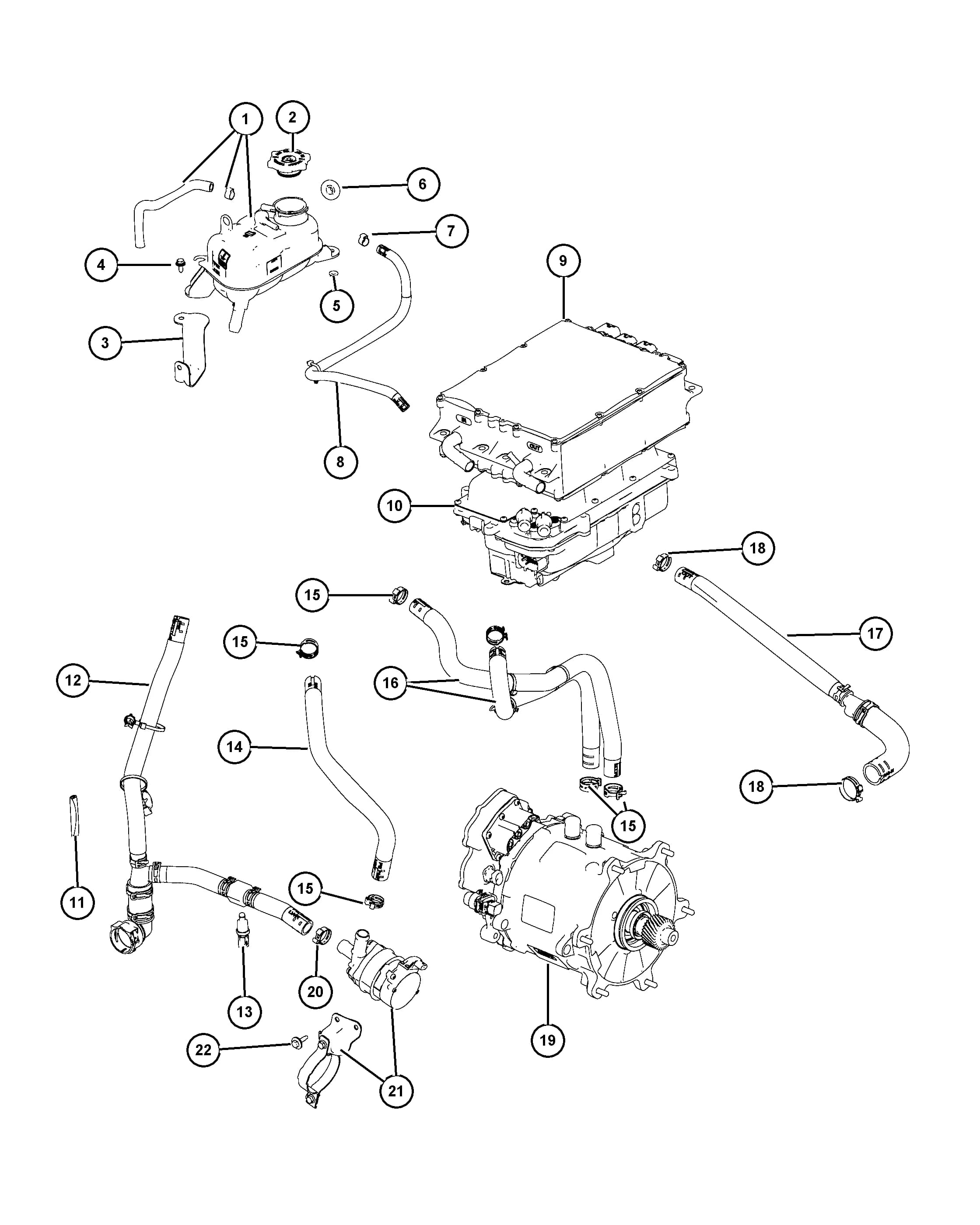2017 FF - FIAT 500 — 7 COOLING › 13 905 COOLING POWER ELECTRIC SYSTEM