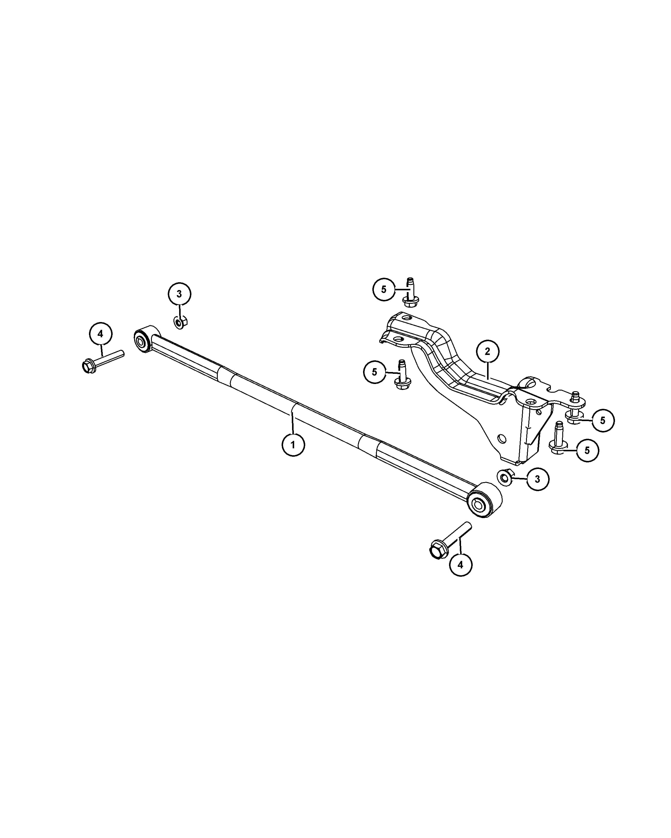 2017 RT - CARAVAN /  TOWN & COUNTRY — 17 REAR SUSPENSION › 02 215 TRACK BAR,REAR