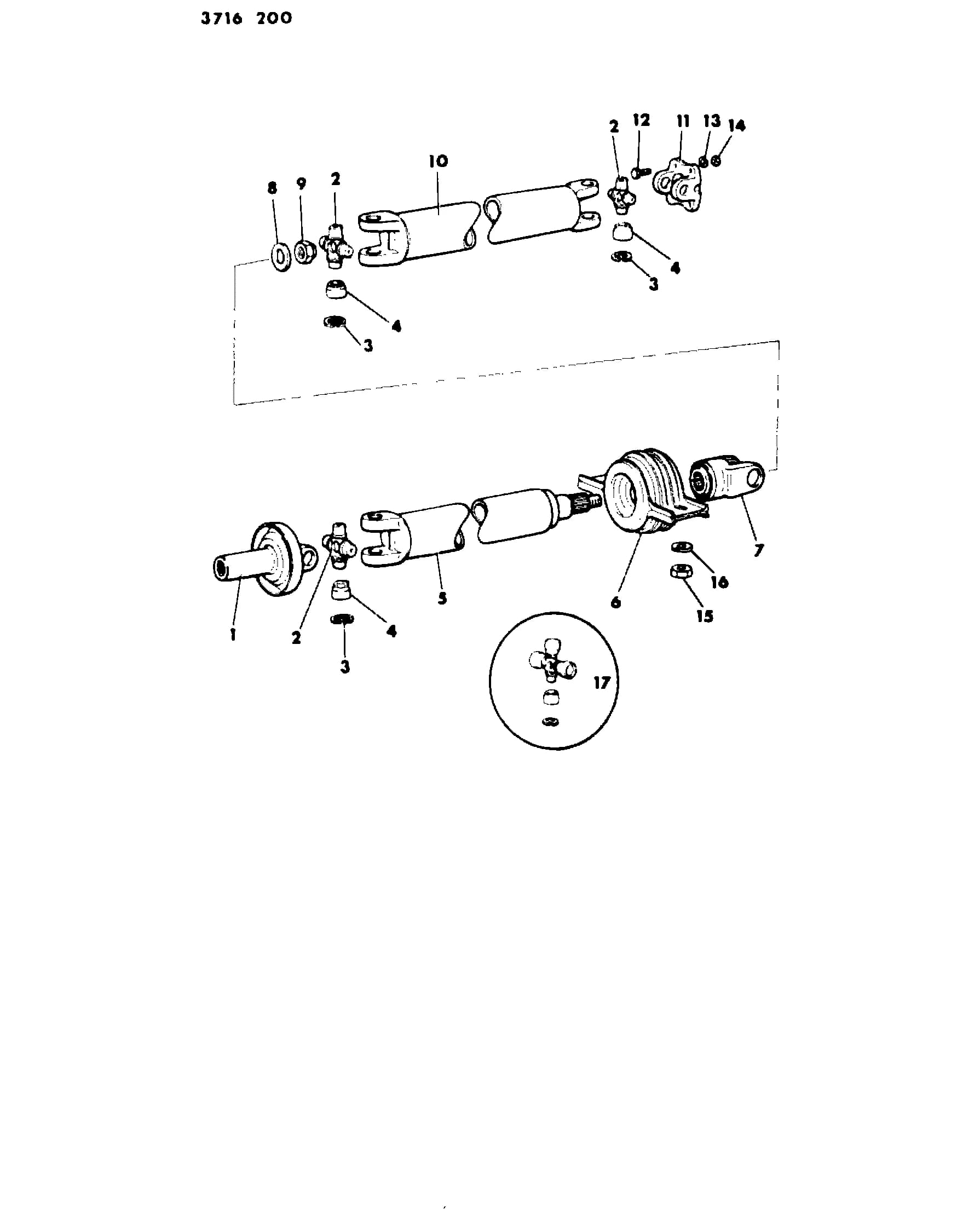 1983 I -IMPORT (CANADA) — 16 PROPELLER SHAFT › 02 2 PROPELLER SHAFT, (PICKUP 2 W.D.)