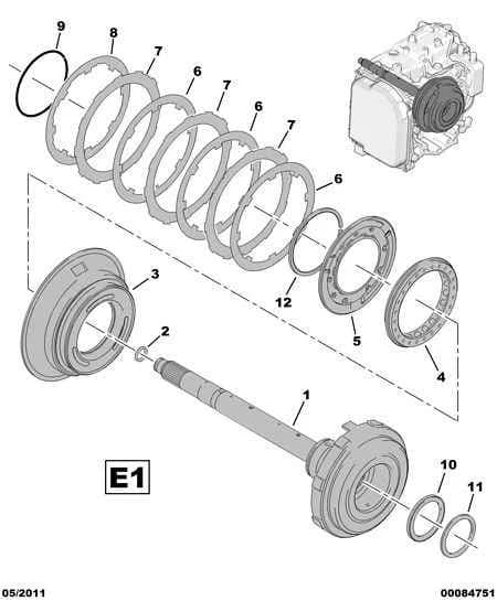 AGB ADJUSTING WASHERS SET, 36X50-EP 0,25 A 3, Replaced by 2306 38 — mechanical — gearbox › ENGINE SHAFT CLUTCH E