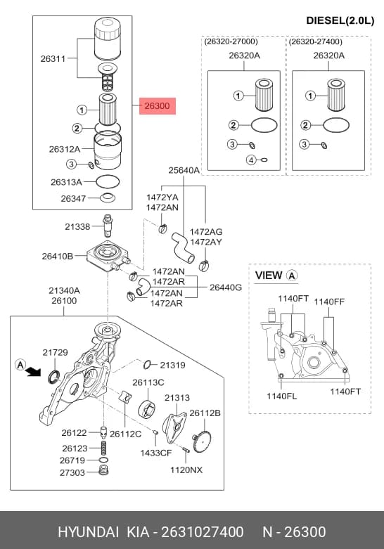 OIL FILTER (ELEMENT) — Filters