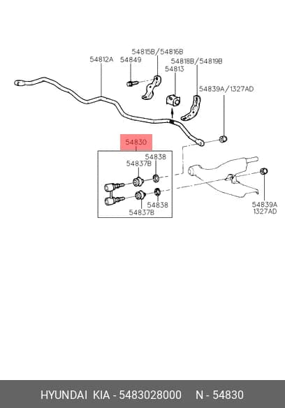 STABILIZER LINK — Suspension &amp; Frame