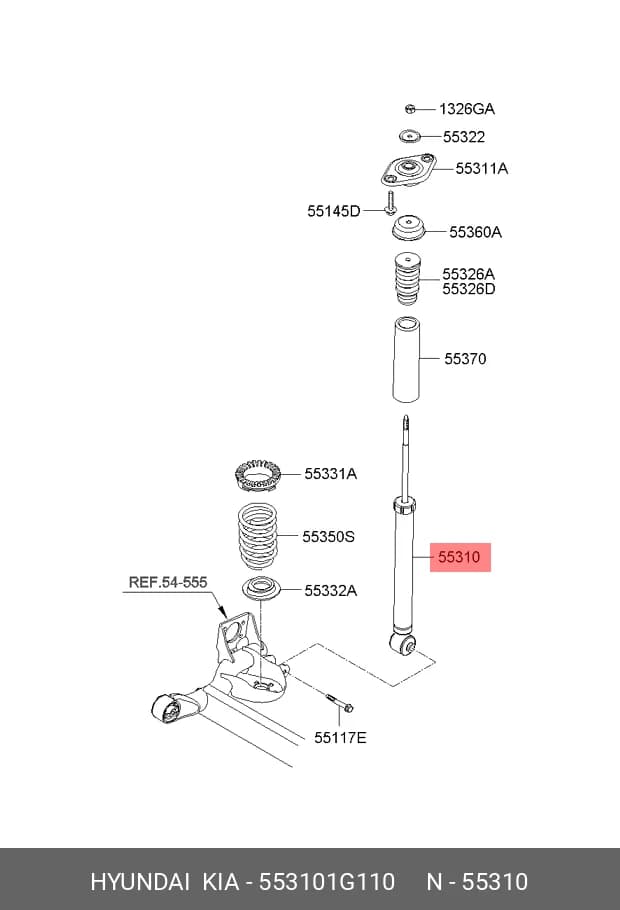 SHOCK ABSORBER — Suspension &amp; Frame
