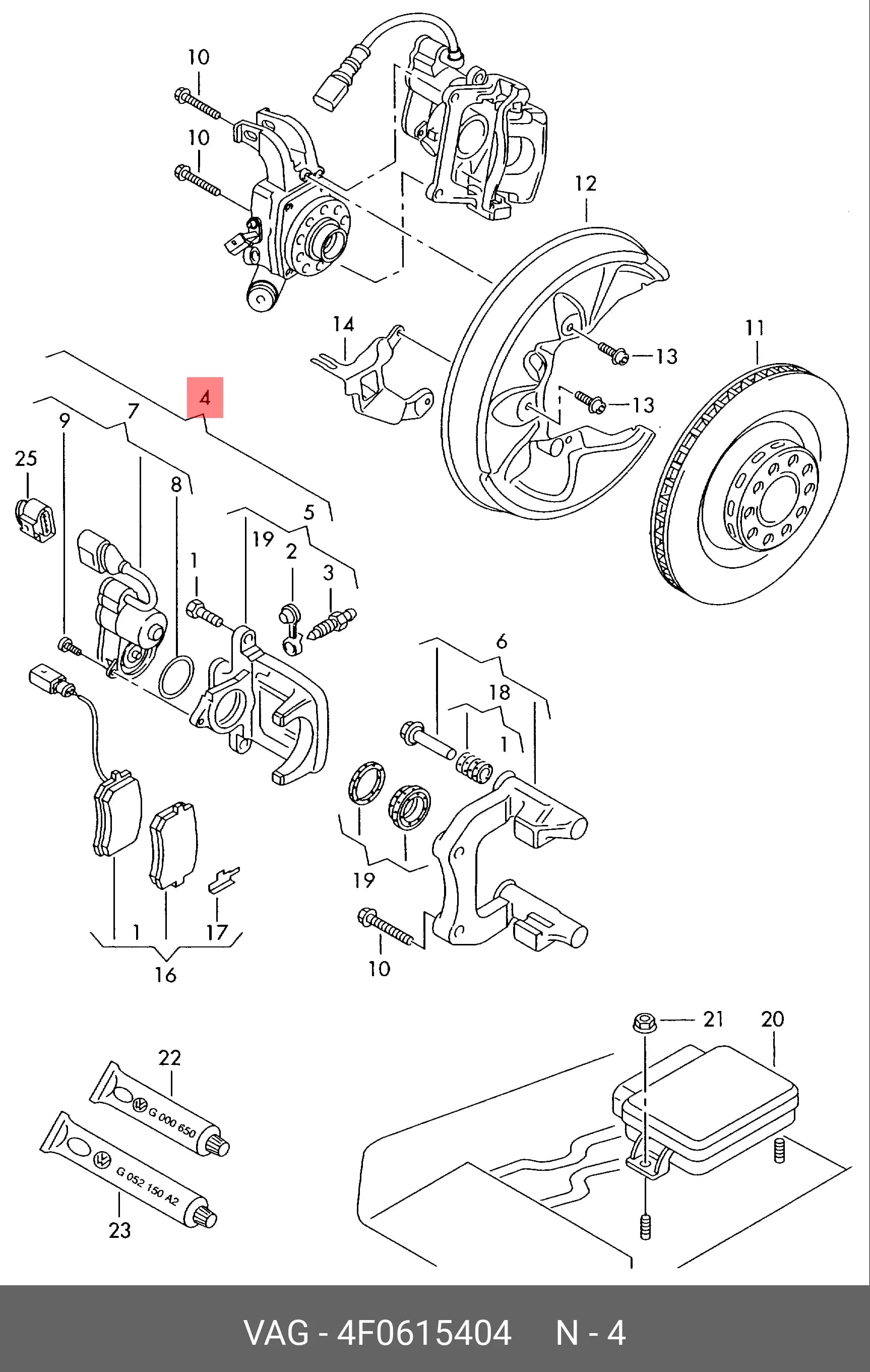WHEEL CALLIPER ASSY — Caliper Assembly
