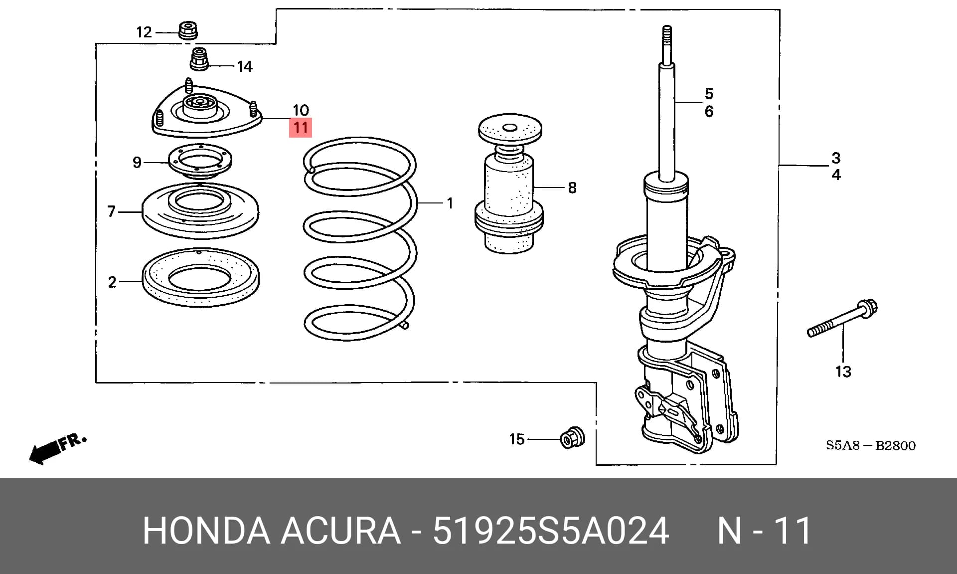 SHOCK ABSORBER MOUNTING — Suspension &amp; Frame