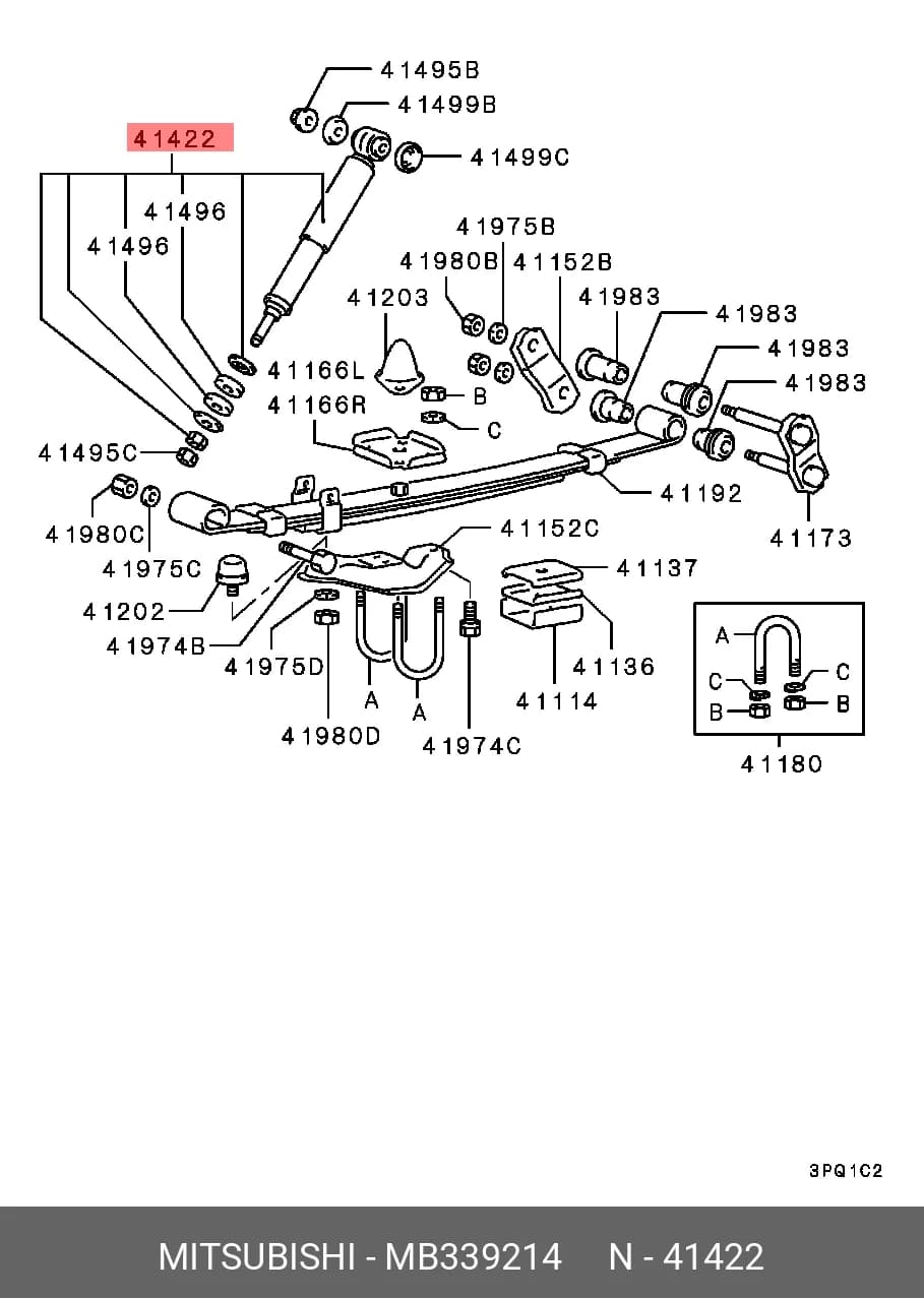 SHOCK ABSORBER — Suspension &amp; Frame