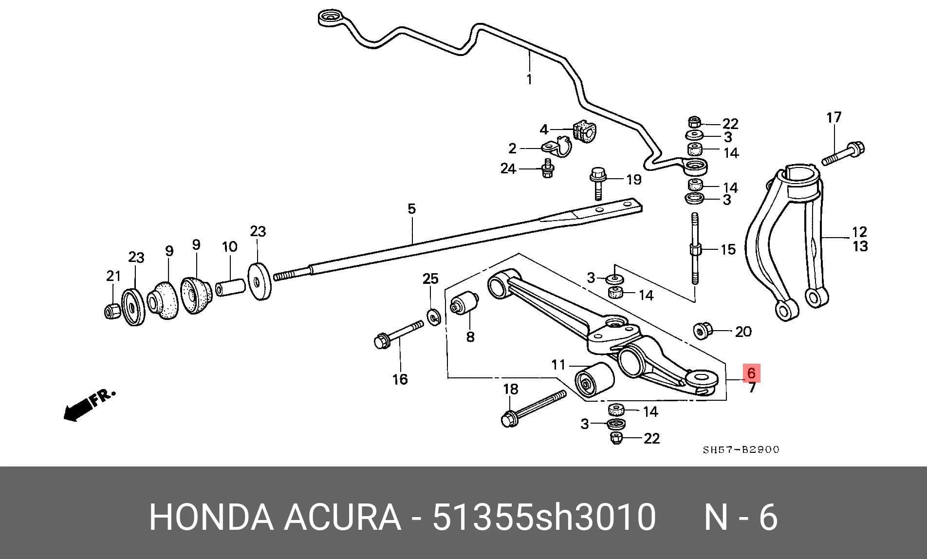 ARM ASSY, SUSPENSION — Suspension &amp; Frame