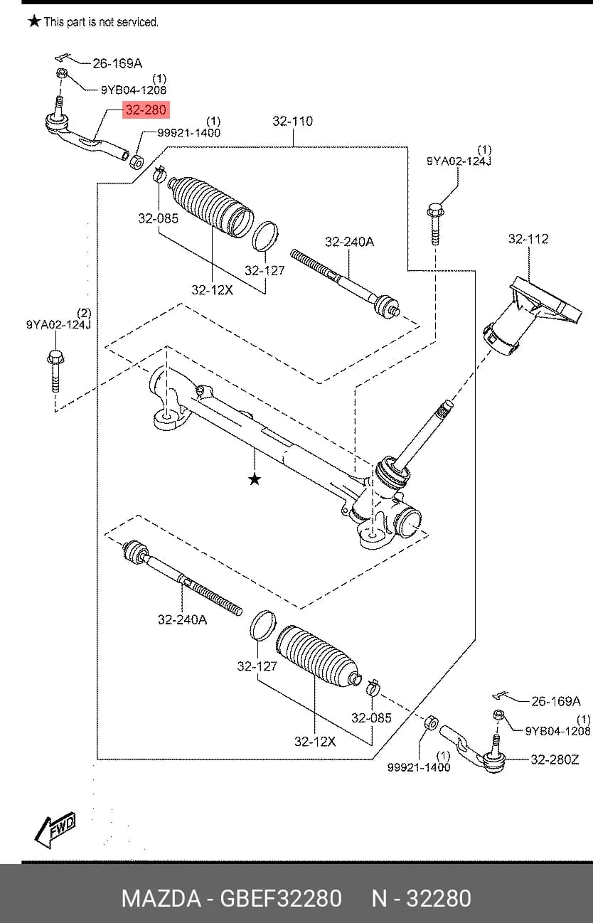 TIE ROD END — Steering System