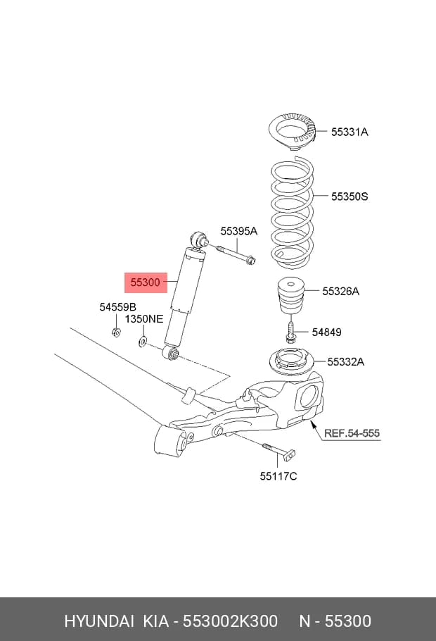 SHOCK ABSORBER — Suspension &amp; Frame