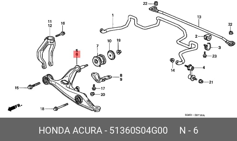 ARM ASSY, SUSPENSION — Suspension &amp; Frame