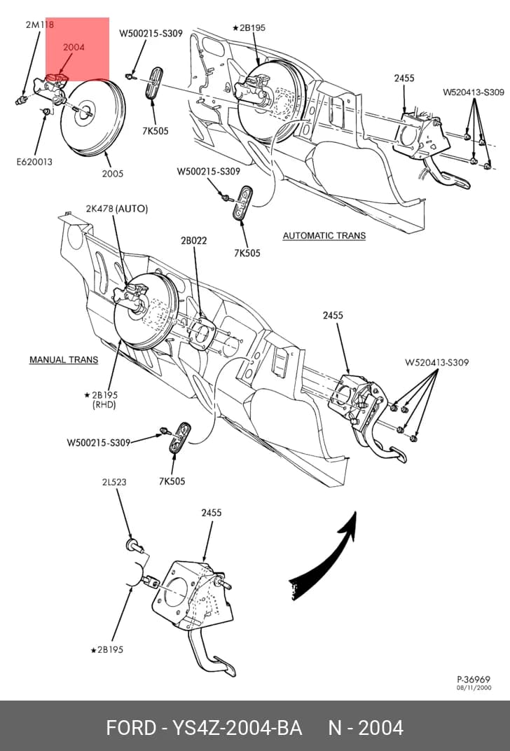BRAKE MASTER ASSY — Brake Master Cylinder
