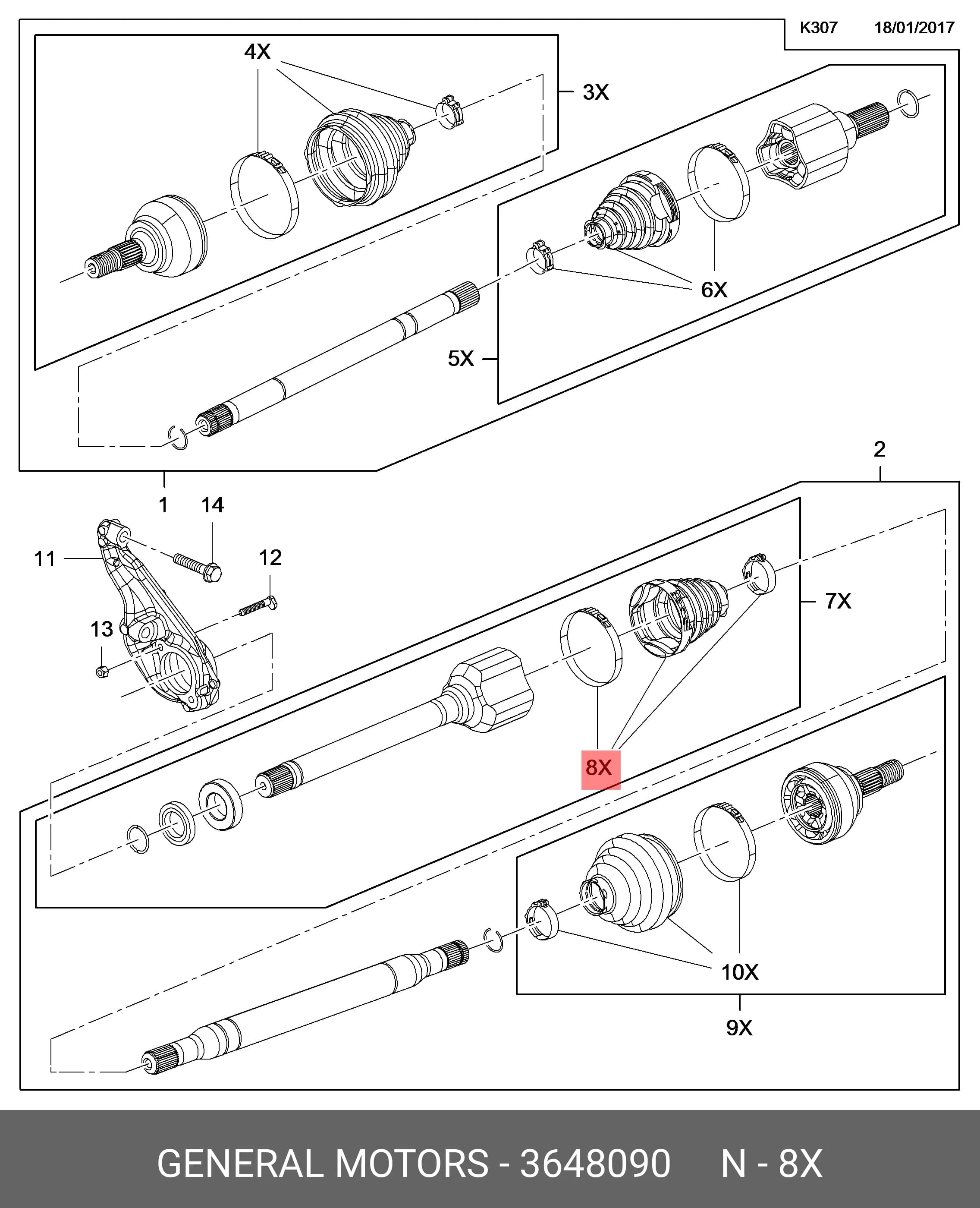 DRIVE SHAFT BOOT — Transmission &amp; Wheel