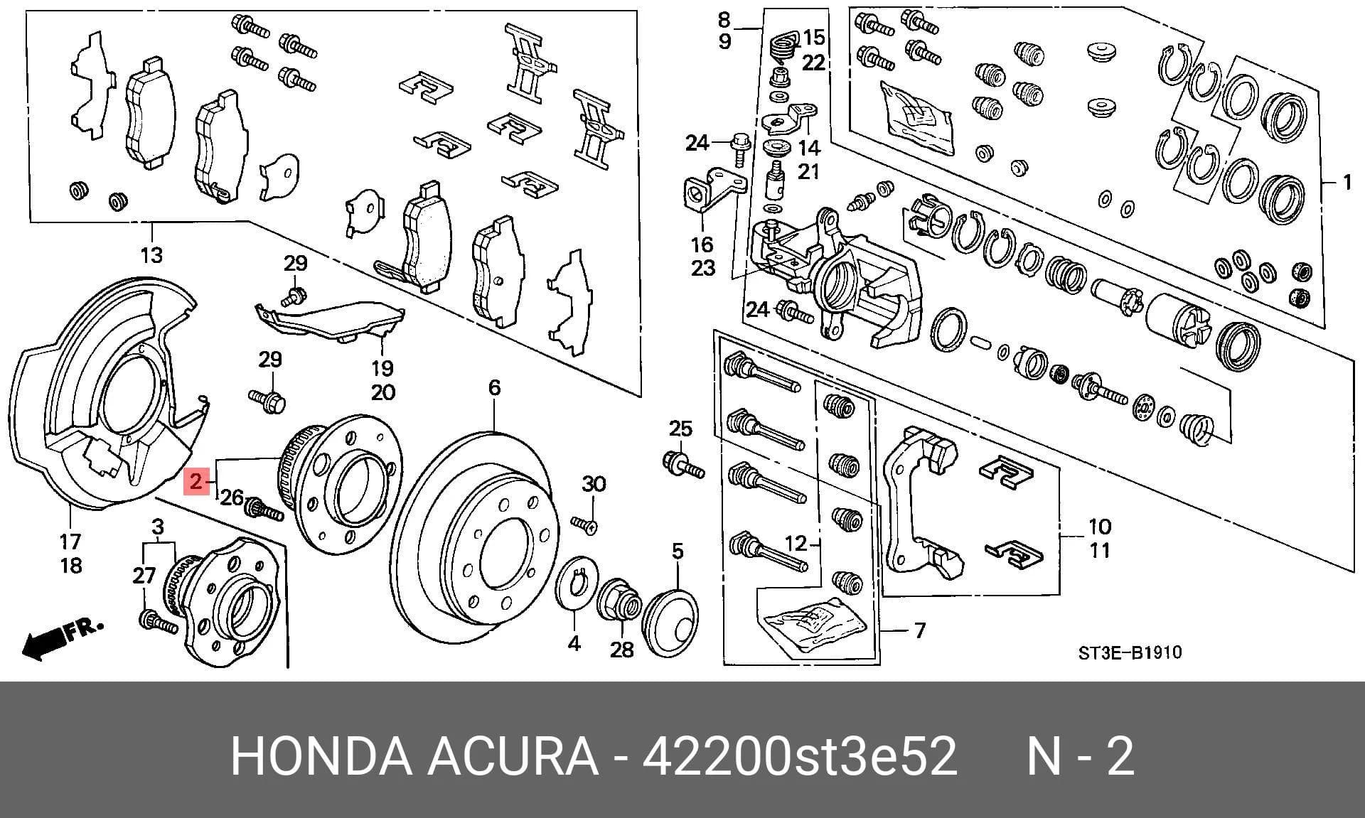 WHEEL HUB — Transmission &amp; Wheel