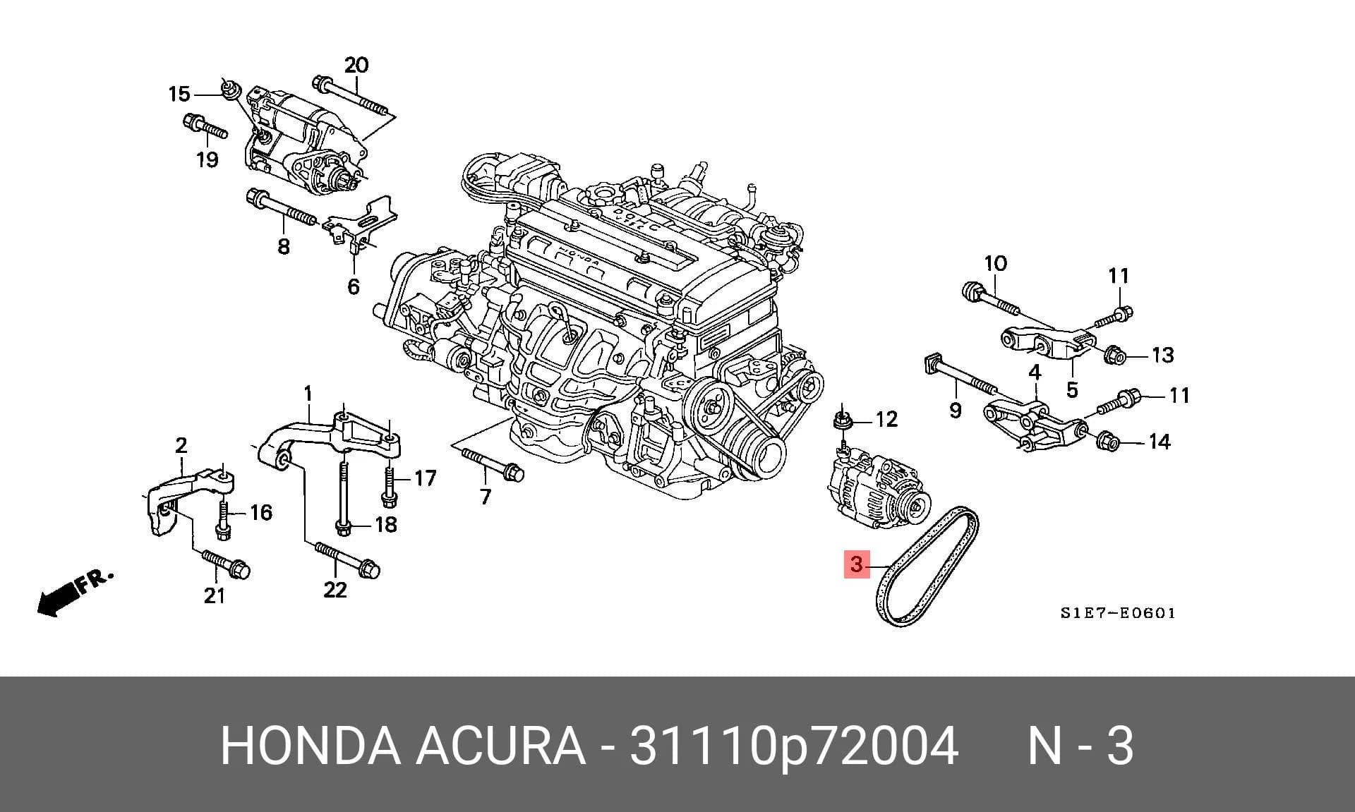 MULTIRIB BELT — Engine Compartment