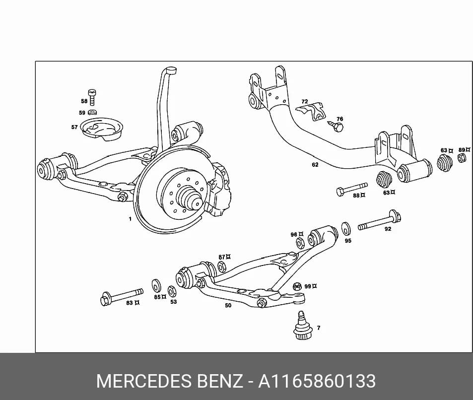 BUSH KIT, SUSPENSION — Chassis Others