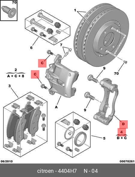 MOUNTING BRACKET — Caliper Assembly