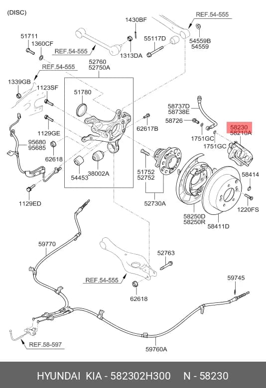 WHEEL CALLIPER SET — Caliper Assembly