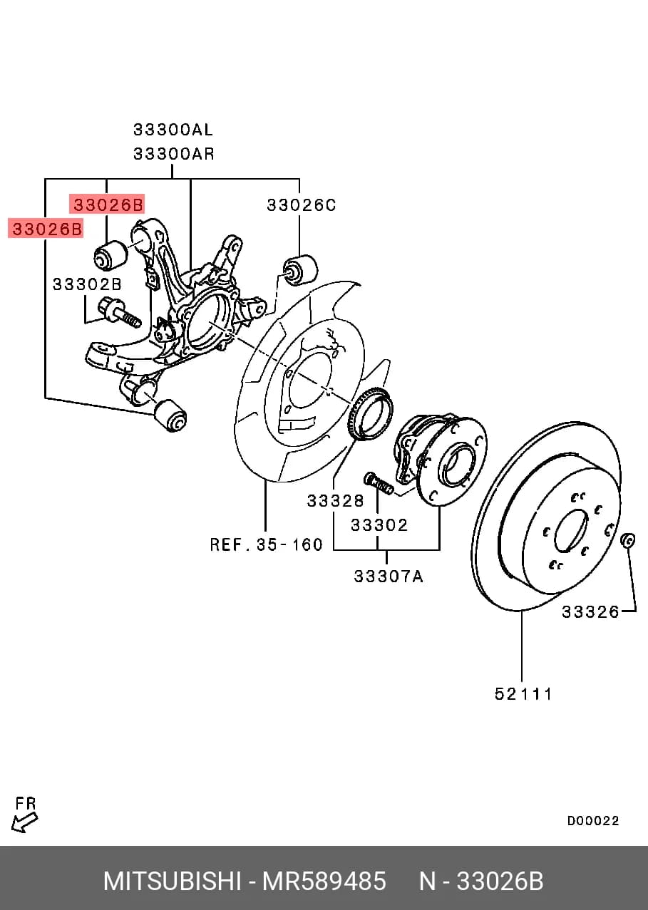 BUSH, SUSPENSION — Suspension &amp; Frame