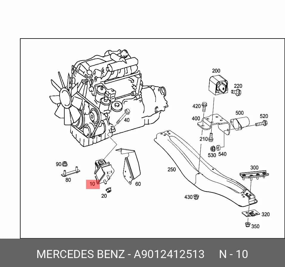 ENGINE MOUNTING — Engine Compartment