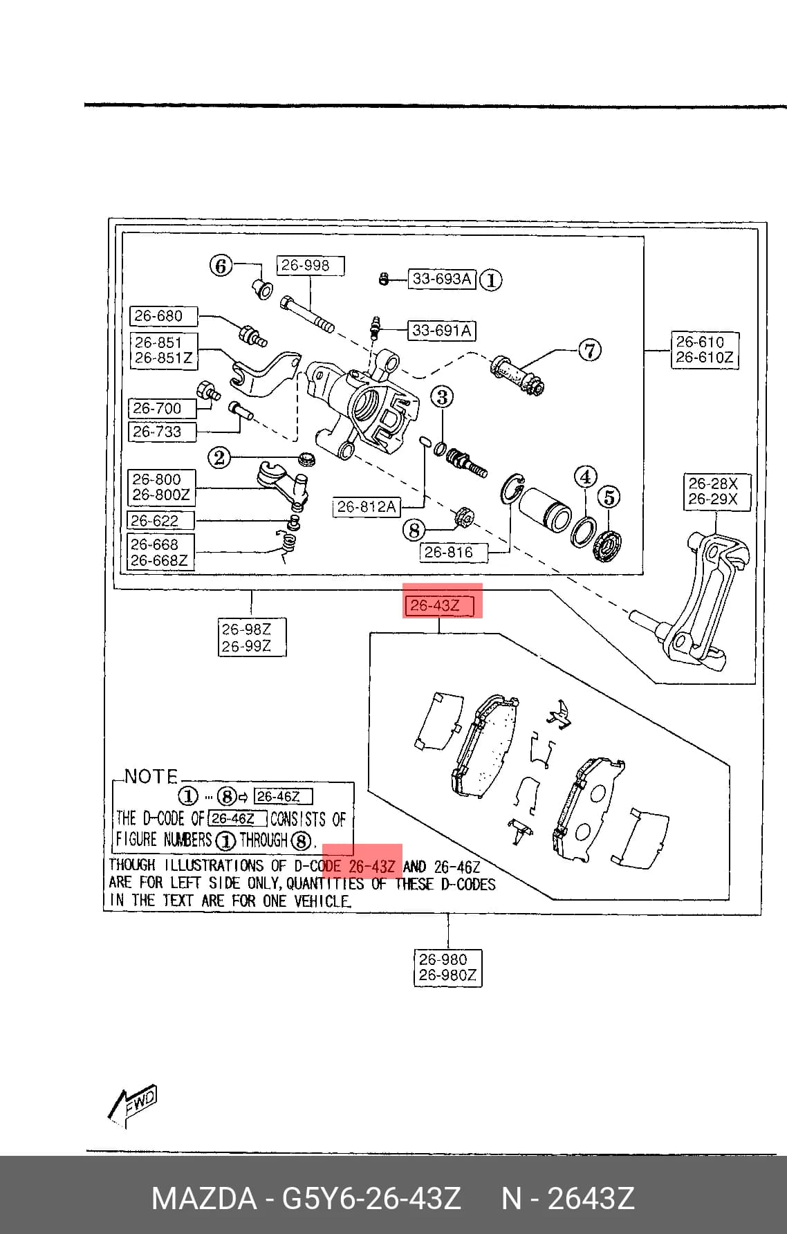 BRAKE PADS — Brakes