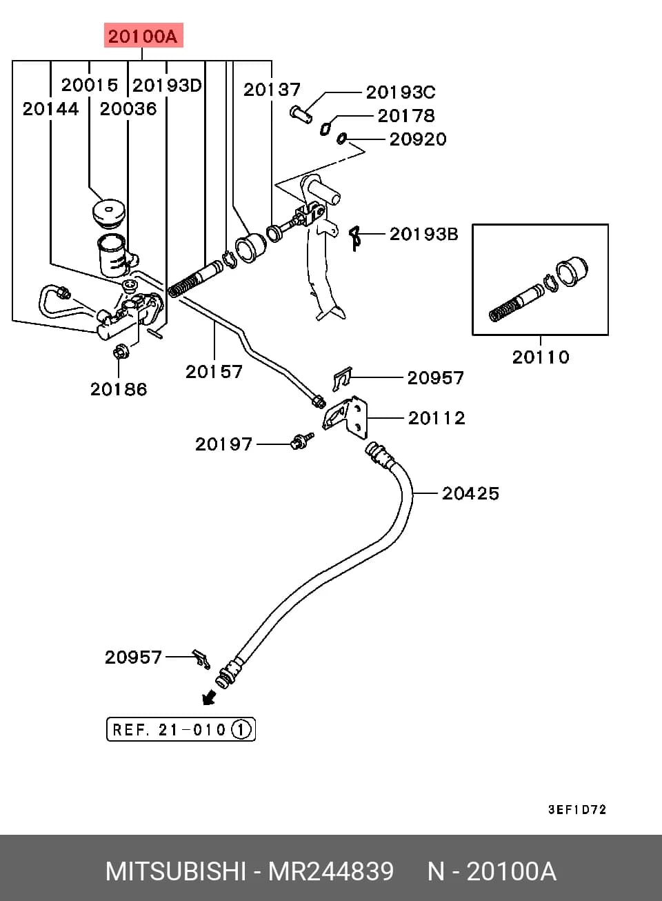 CLUTCH MASTER ASSY — Clutch Master Cylinder