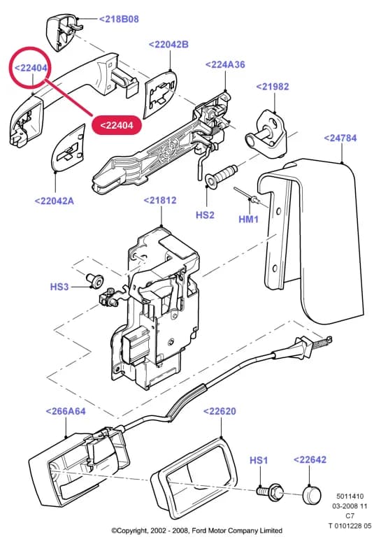 5 Body And Paint — 50114 Body And Paint.Door Lock Mechanisms › 5011410 Front Door Lock Controls