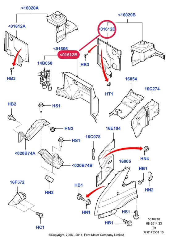 Cover - Dash Panel; LH; RHD — 5 Body And Paint — 50102 Body And Paint.Front Body System › 5010210 Dash Panel And Front Fenders
