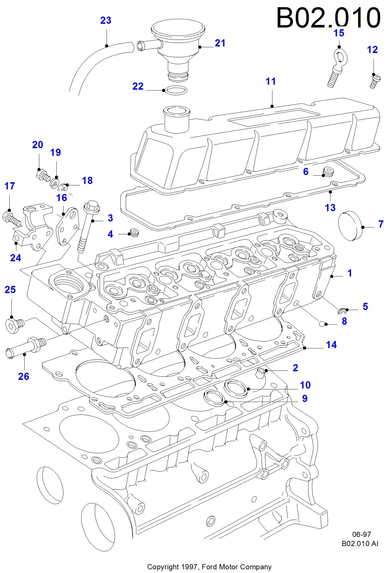 Valve - Exhaust — Escort Escort AxL (1990–1995) — Cylinder Head