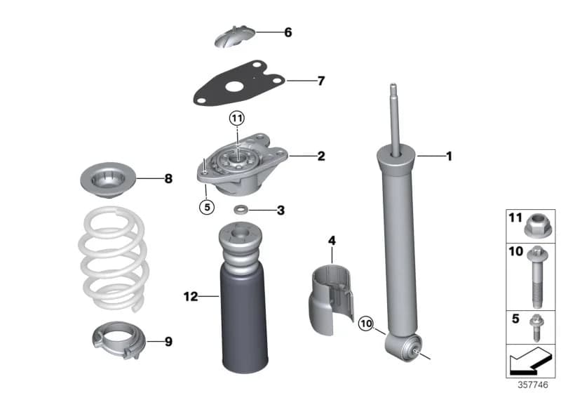 ECE — 33 Rear Axle › 33_1803 Shock absorber, rear