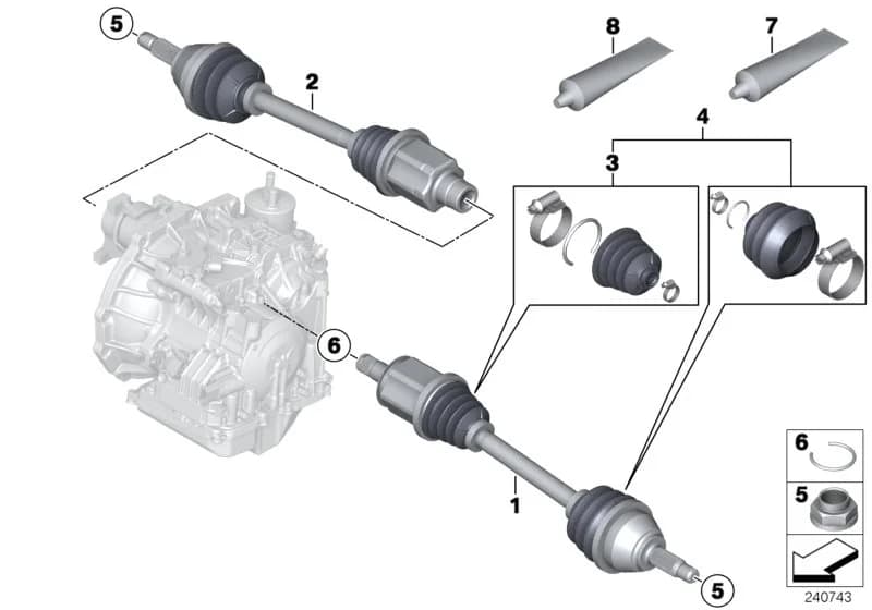 L=647MM — USA — 31 Front Axle › 31_0908 Drive Shaft