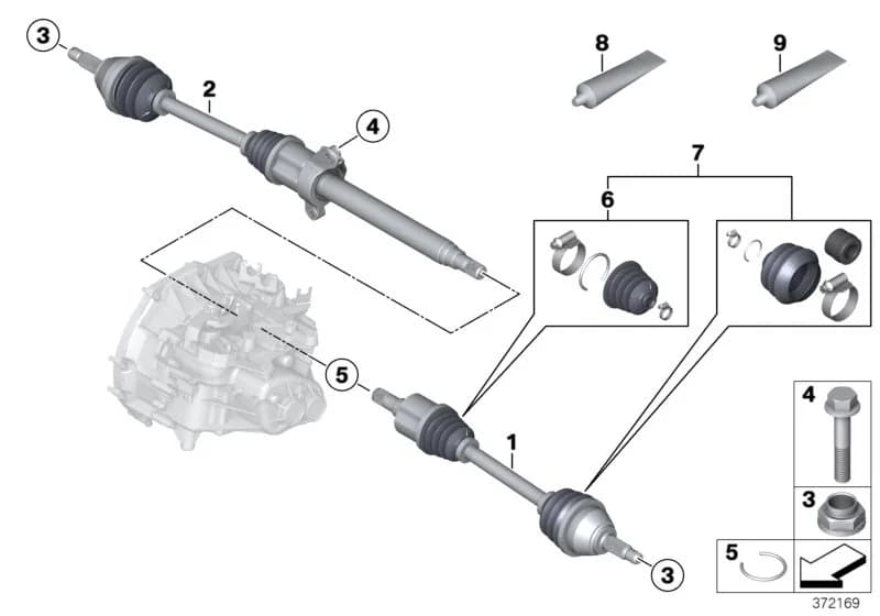 L=647MM — ECE — 31 Front Axle › 31_0909 Drive Shaft