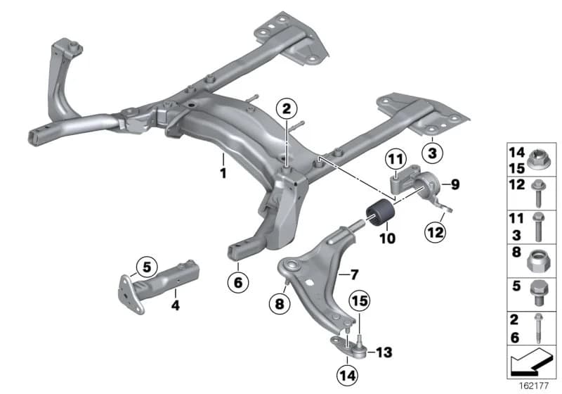 D=66MM — ECE — 31 Front Axle › 31_0774 FRONT AXLE SUPPORT/WISHBONE