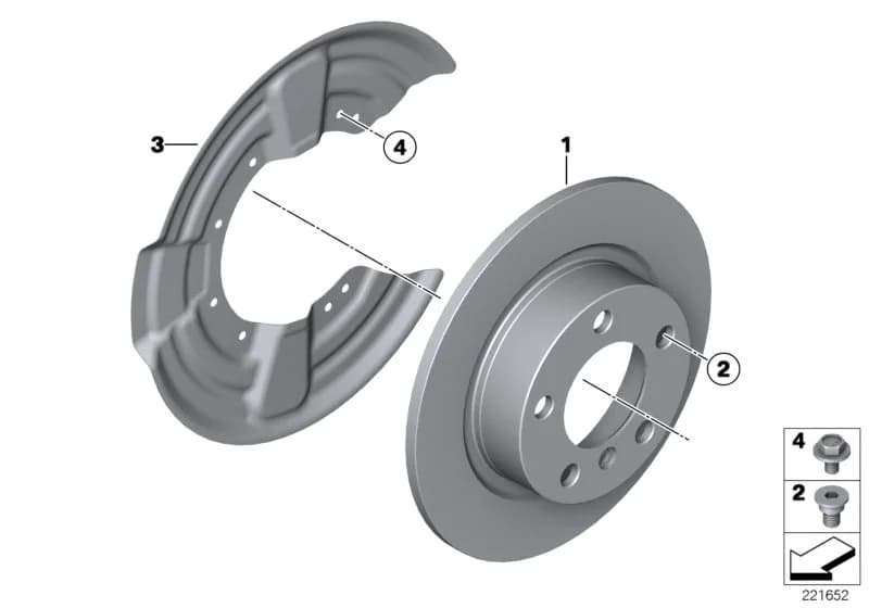 ECE — 34 Brakes › 34_1890 Rear wheel brake / brake disc