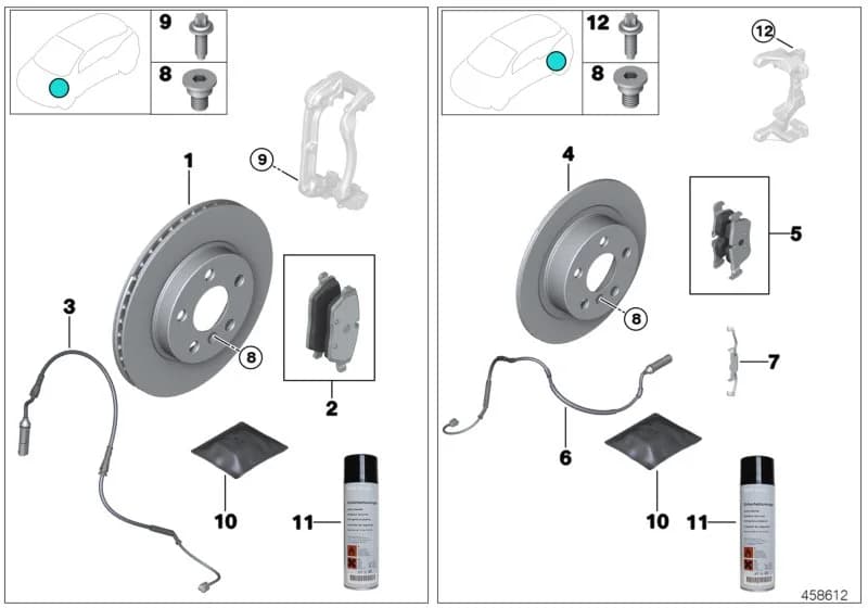ECE — 02 Scopes of service and repair work › 02_0035 Service, brakes