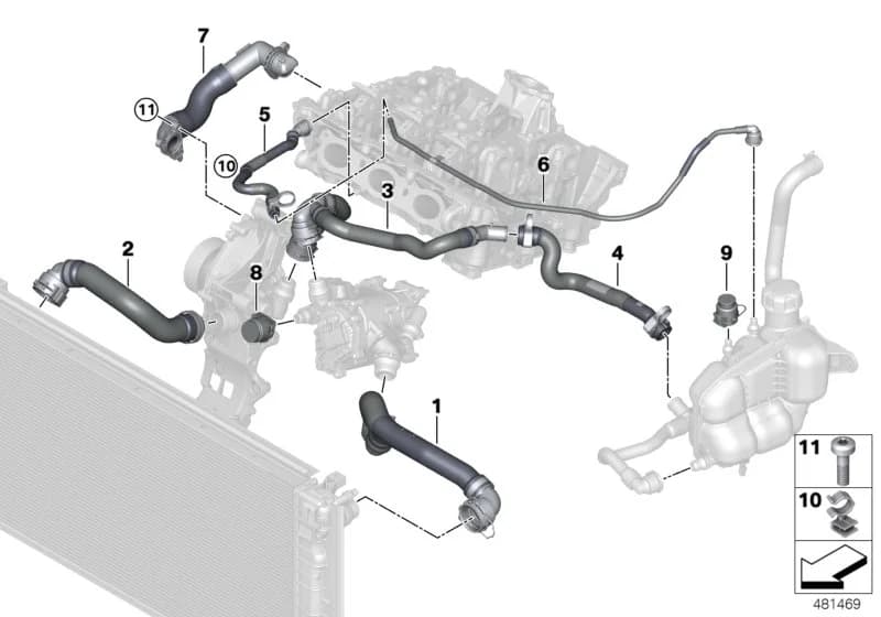 ECE — 17 Radiator › 17_1187 Cooling system coolant hoses