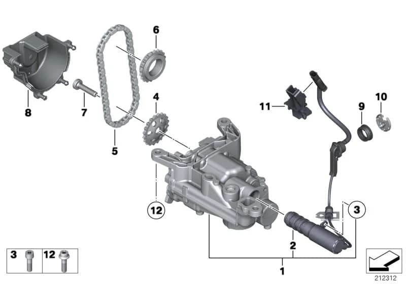 ECE — 11 Engine › 11_4549 Lubrication system/Oil pump with drive