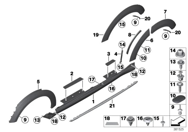 ECE — 51 Vehicle trim › 51_8048 Cover door sill / wheel arch
